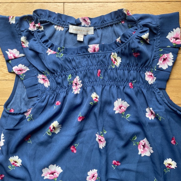 Brand New Women’s Monteau Blue Floral Dress - Picture 7 of 12